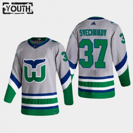 Carolina Hurricanes Dresy Andrei Svechnikov 37 2020-21 Reverse Retro Authentic - Dětské